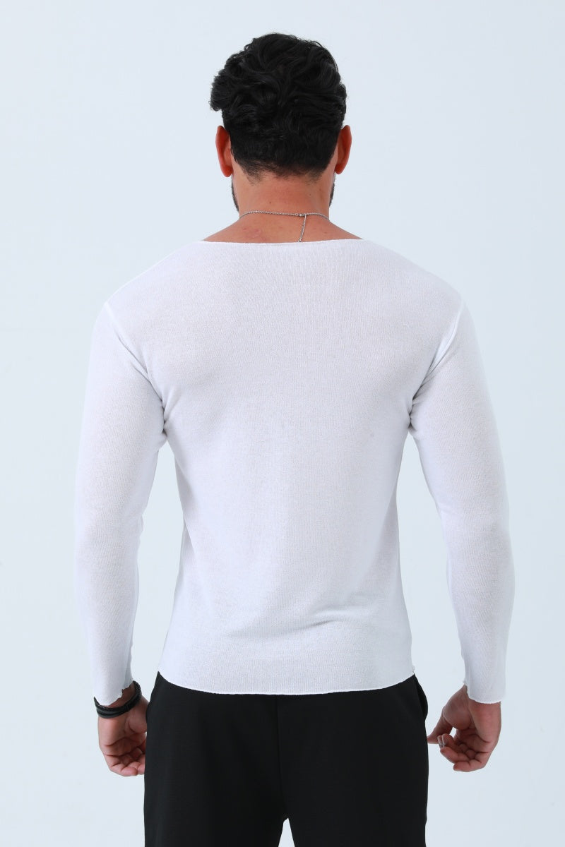 Essence Boat Neck Knit Long Sleeve